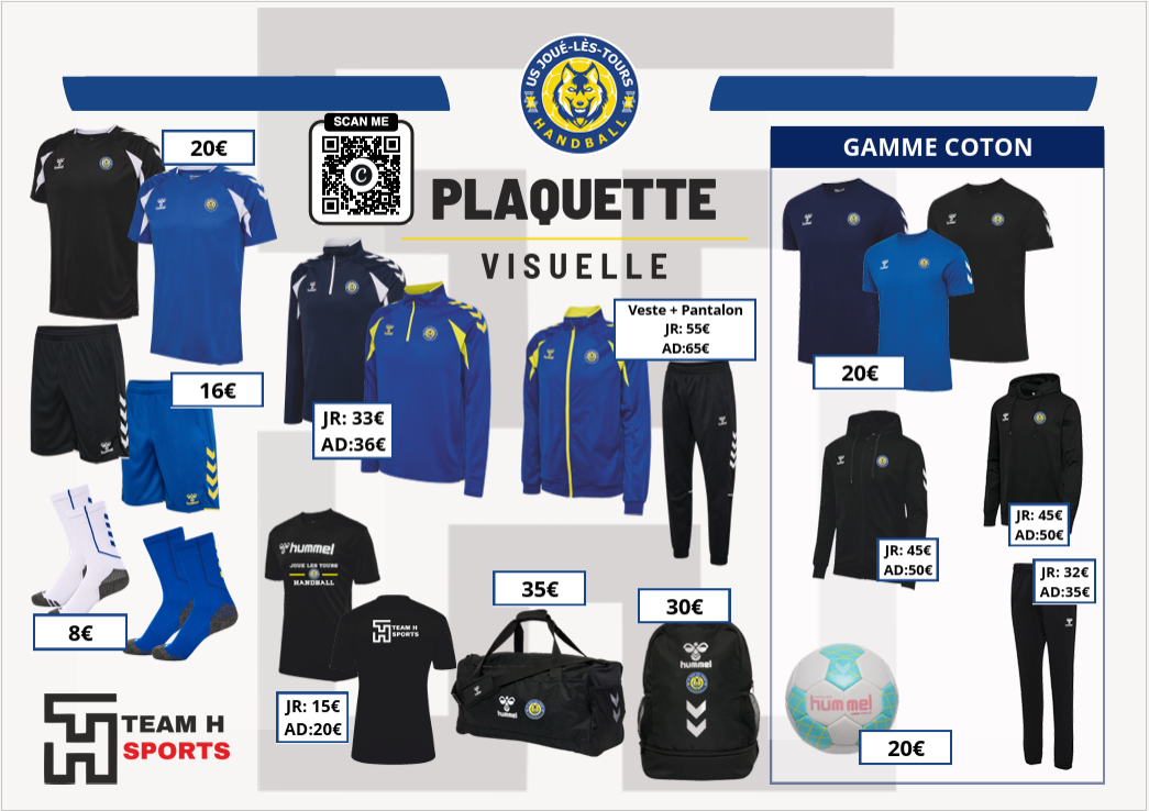 💙💛 La boutique de l’USJ Handball ouvre ses portes pour la rentrée 2026-2027 ! 🤾♂️🛍️