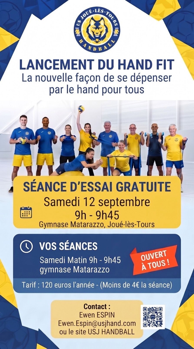 🤾♀️ NOUVEAU À L’USJ HANDBALL ! 💛💙