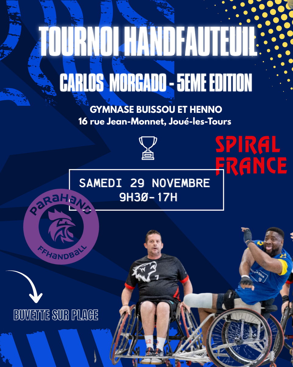 ♿🤾‍♂️ Tournoi National de Hand Fauteuil à Joué-lès-Tours !